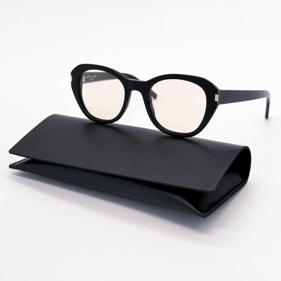 NEW SAINT LAURENT SL 604 001 BLACK YELLOW UNISEX SUNGLASSES SAINT LAURENT SL604 - Picture 2 of 9